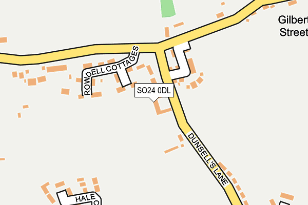 SO24 0DL map - OS OpenMap – Local (Ordnance Survey)