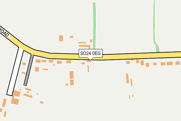 SO24 0EG map - OS OpenMap – Local (Ordnance Survey)