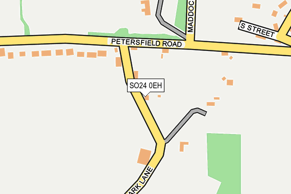 SO24 0EH map - OS OpenMap – Local (Ordnance Survey)