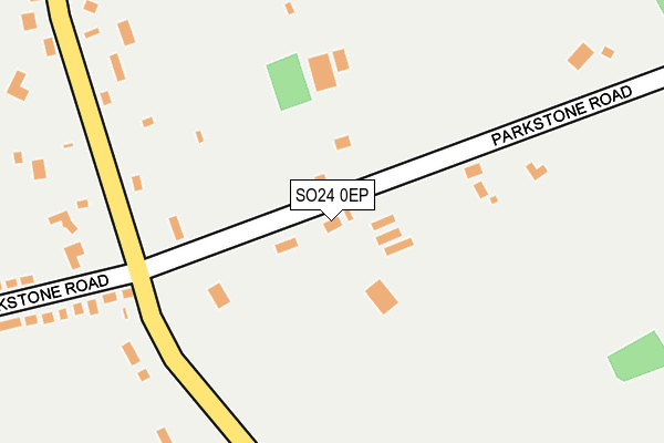 SO24 0EP map - OS OpenMap – Local (Ordnance Survey)