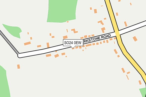 SO24 0EW map - OS OpenMap – Local (Ordnance Survey)