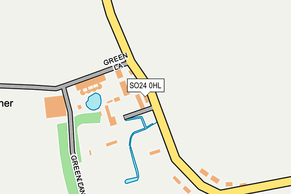 SO24 0HL map - OS OpenMap – Local (Ordnance Survey)