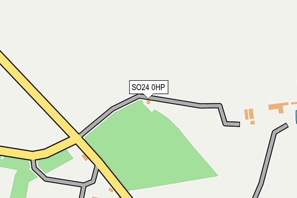 SO24 0HP map - OS OpenMap – Local (Ordnance Survey)