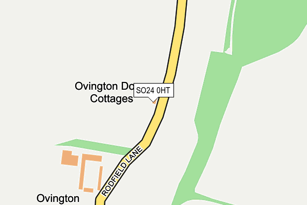 SO24 0HT map - OS OpenMap – Local (Ordnance Survey)