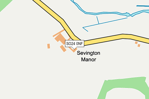 SO24 0NF map - OS OpenMap – Local (Ordnance Survey)