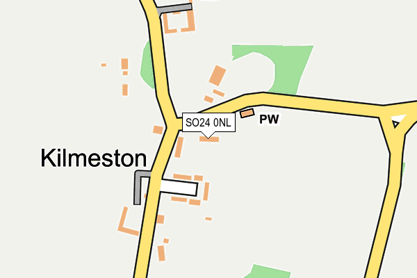 SO24 0NL map - OS OpenMap – Local (Ordnance Survey)