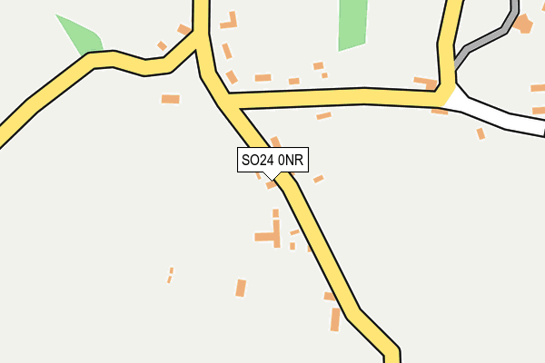 SO24 0NR map - OS OpenMap – Local (Ordnance Survey)