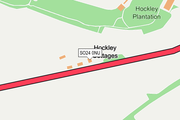 SO24 0NU map - OS OpenMap – Local (Ordnance Survey)