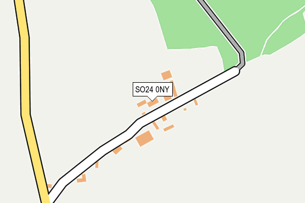 SO24 0NY map - OS OpenMap – Local (Ordnance Survey)