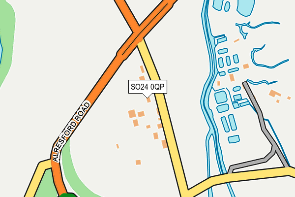 SO24 0QP map - OS OpenMap – Local (Ordnance Survey)