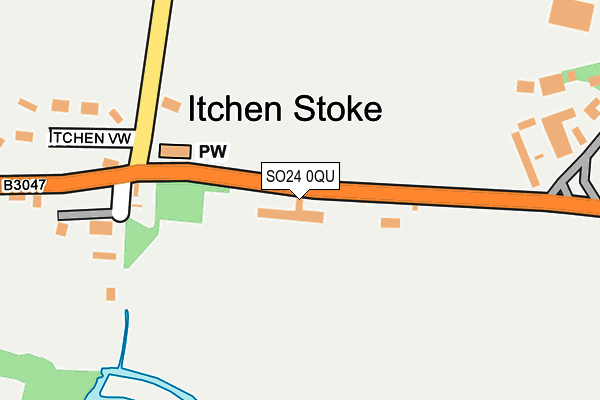 SO24 0QU map - OS OpenMap – Local (Ordnance Survey)