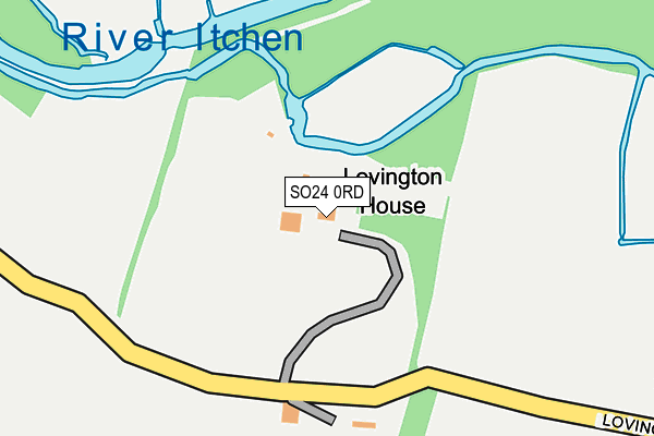 SO24 0RD map - OS OpenMap – Local (Ordnance Survey)