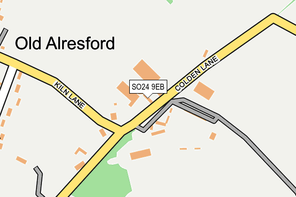 SO24 9EB map - OS OpenMap – Local (Ordnance Survey)