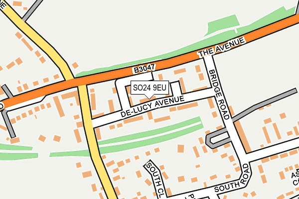 SO24 9EU map - OS OpenMap – Local (Ordnance Survey)