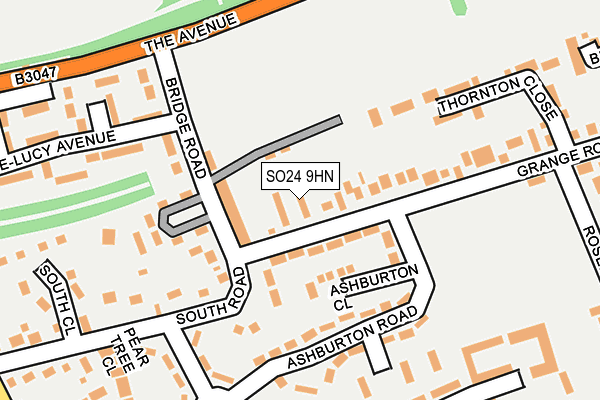 SO24 9HN map - OS OpenMap – Local (Ordnance Survey)
