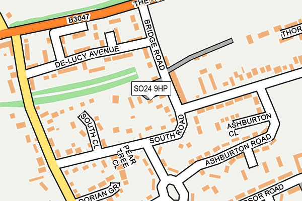SO24 9HP map - OS OpenMap – Local (Ordnance Survey)