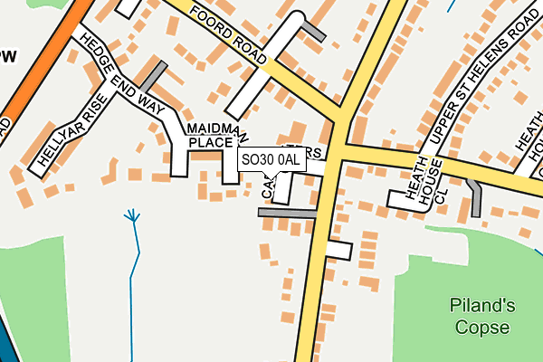 SO30 0AL map - OS OpenMap – Local (Ordnance Survey)