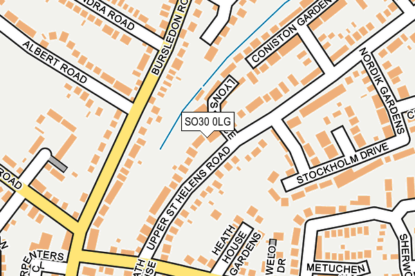 SO30 0LG map - OS OpenMap – Local (Ordnance Survey)