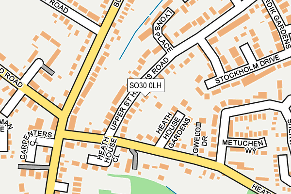 SO30 0LH map - OS OpenMap – Local (Ordnance Survey)