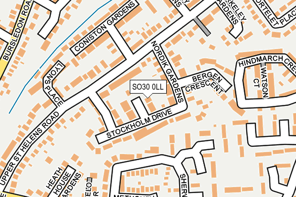 SO30 0LL map - OS OpenMap – Local (Ordnance Survey)