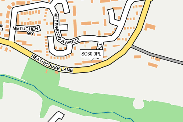 SO30 0PL map - OS OpenMap – Local (Ordnance Survey)