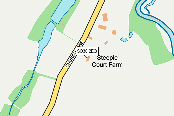 SO30 2EQ map - OS OpenMap – Local (Ordnance Survey)