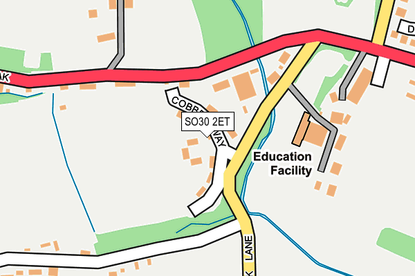 SO30 2ET map - OS OpenMap – Local (Ordnance Survey)