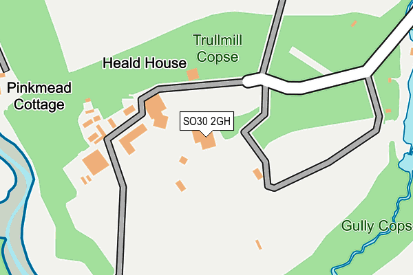 SO30 2GH map - OS OpenMap – Local (Ordnance Survey)
