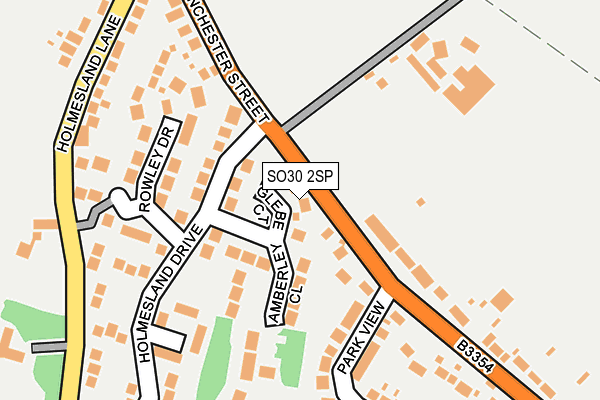 SO30 2SP map - OS OpenMap – Local (Ordnance Survey)