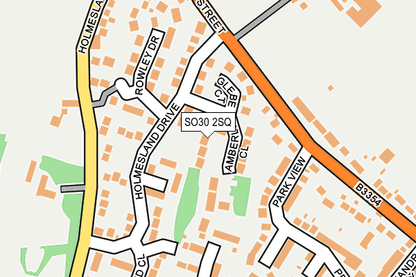 SO30 2SQ map - OS OpenMap – Local (Ordnance Survey)