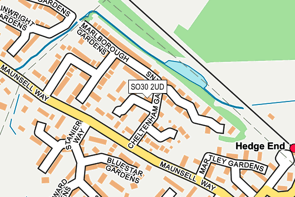 SO30 2UD map - OS OpenMap – Local (Ordnance Survey)