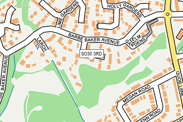 SO30 3RD map - OS OpenMap – Local (Ordnance Survey)