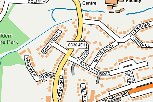 SO30 4EH map - OS OpenMap – Local (Ordnance Survey)