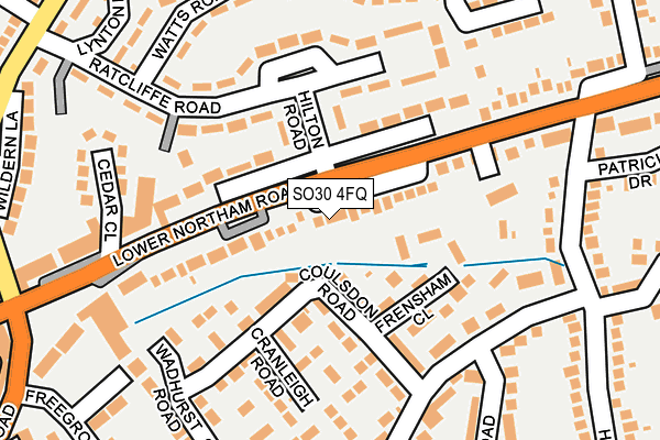 SO30 4FQ map - OS OpenMap – Local (Ordnance Survey)