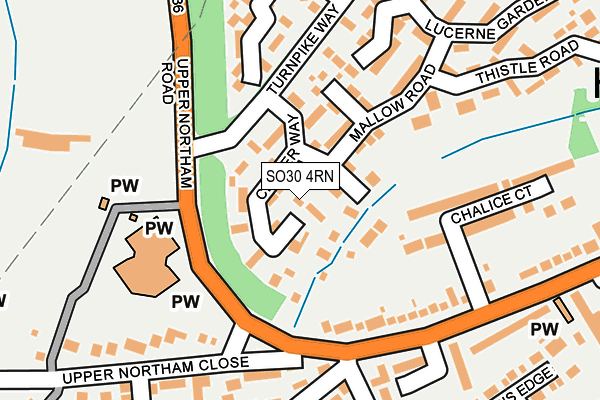 SO30 4RN map - OS OpenMap – Local (Ordnance Survey)