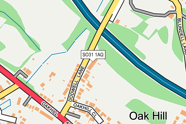 SO31 1AQ map - OS OpenMap – Local (Ordnance Survey)