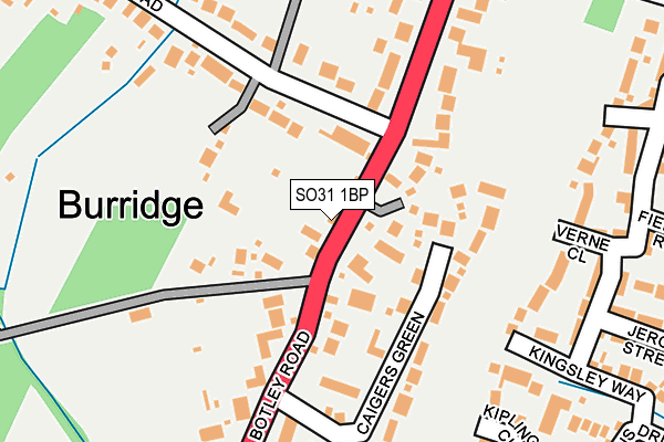 SO31 1BP map - OS OpenMap – Local (Ordnance Survey)