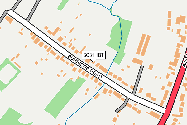 SO31 1BT map - OS OpenMap – Local (Ordnance Survey)
