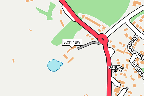 SO31 1BW map - OS OpenMap – Local (Ordnance Survey)