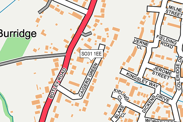 SO31 1EE map - OS OpenMap – Local (Ordnance Survey)