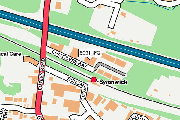 Map of SPEEDYPACK LTD at local scale