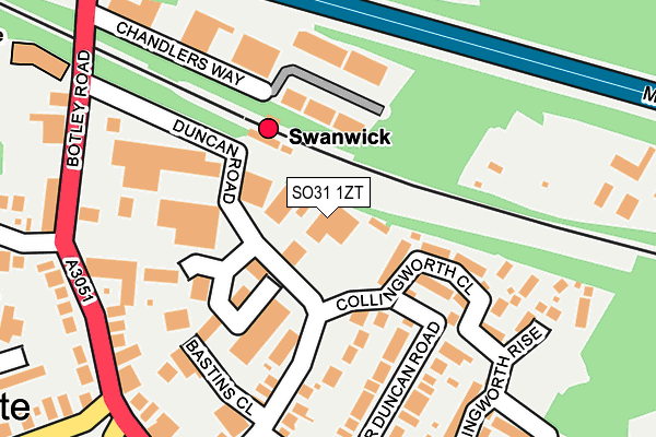 Map of BLACKWALL REILLY LTD at local scale