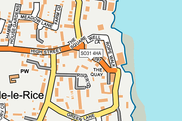 SO31 4HA map - OS OpenMap – Local (Ordnance Survey)
