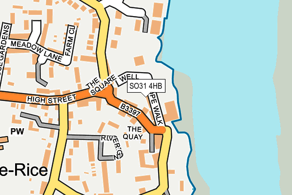 SO31 4HB map - OS OpenMap – Local (Ordnance Survey)