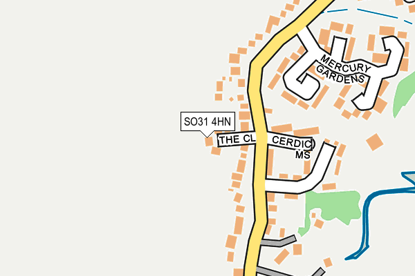 SO31 4HN map - OS OpenMap – Local (Ordnance Survey)