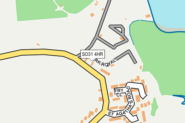 SO31 4HR map - OS OpenMap – Local (Ordnance Survey)
