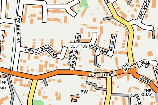 SO31 4JG map - OS OpenMap – Local (Ordnance Survey)