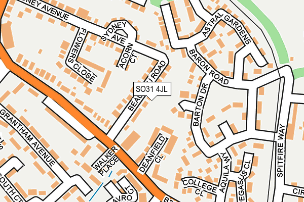 SO31 4JL map - OS OpenMap – Local (Ordnance Survey)