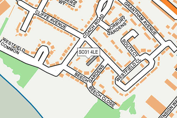 SO31 4LE map - OS OpenMap – Local (Ordnance Survey)