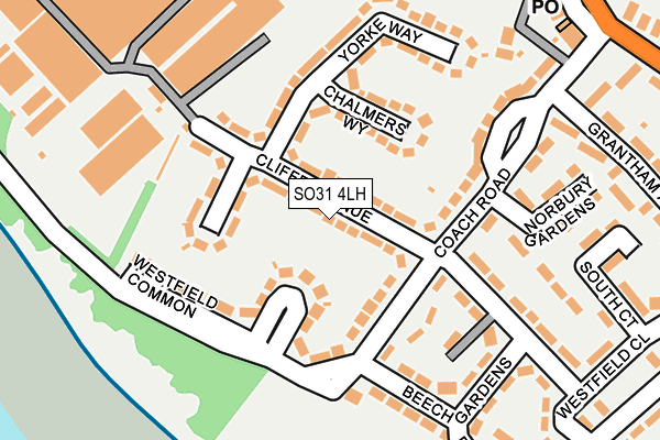 SO31 4LH map - OS OpenMap – Local (Ordnance Survey)